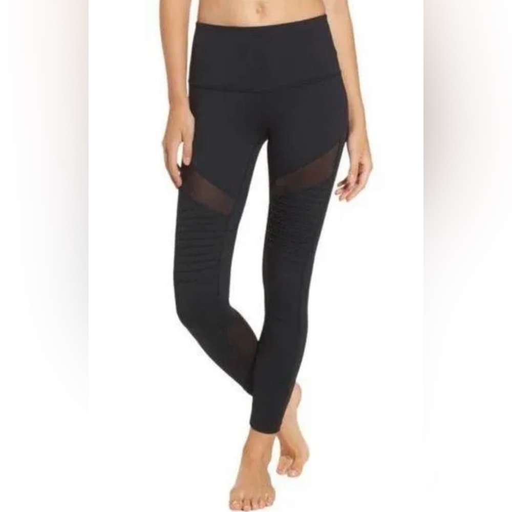 Zella Leggings, Motorcycle Style, Sheer, Large